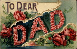 To Dear Dad To My Dear... Postcard Postcard