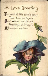 A Love Greeting Postcard