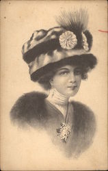 Victorian Woman Women Postcard Postcard