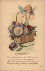 Greetings Fantasy Postcard Postcard