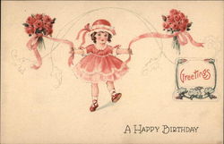 A Happy Birthday Postcard