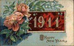 1911 - A Happy New Year Postcard