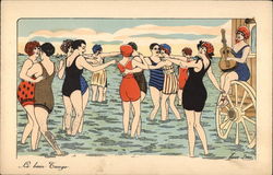 Le Bain Tango Postcard