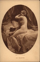 La Toilette  Art Postcard Postcard