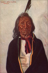 Cheif Red-CLoud Sioux Postcard