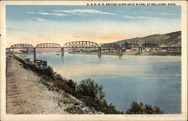 B&O RR Bridge Over Ohio River Bellaire, OH