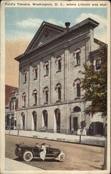 Ford's Theatre Where Lincoln was Shot Postcard