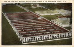 The War and Navy Building, Largest office building in the world Washington, DC Washington DC Postcard Postcard