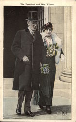 The President and Mrs. Wilson Postcard