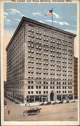 The Leader and News Building Cleveland, OH Postcard Postcard