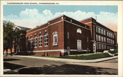 Chambersburg High School Postcard