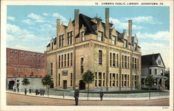 Cambria Public Library Johnstown, PA Postcard Postcard