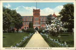 Administration Building, W. Va. Wesleyan College Buckhannon, WV Postcard Postcard