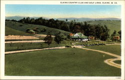 Elkins Country Club and Golf Links West Virginia Postcard Postcard