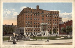 Allegheny General Hospital, North Side Postcard