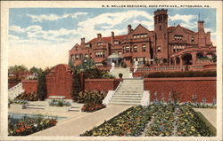 R. B. Mellon Residence, 6500 Fifth Ave Pittsburgh, PA Postcard Postcard