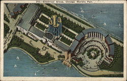 Electrical Group, Chicago World's Fair Postcard