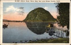 Morro Rock, Morro Bay Postcard