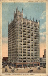 Busch Building, the finest office building in the southwest Dallas, TX Postcard Postcard