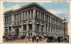 Public Library Chicago, IL Postcard Postcard