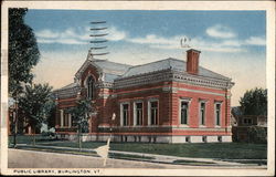 Public Library Postcard