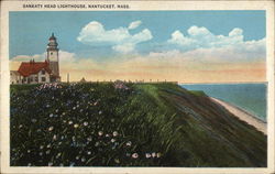 Sankaty Head Lighthouse Nantucket, MA Postcard Postcard