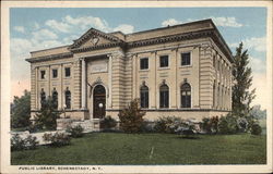 Public Library Postcard