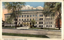 Central High School Postcard