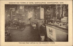 Wiggins Old Tavern at Hotel Northampton Postcard