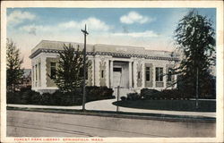 Forest Park Library Postcard