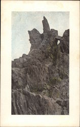 Martha Washington Rock Formation Dixville Notch, NH Postcard Postcard