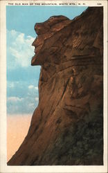 The Old Man of the Mountain White Mountains, NH Postcard Postcard