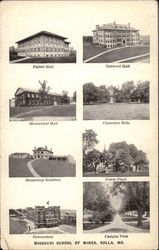 Missouri School of Mines Rolla, MO Postcard Postcard