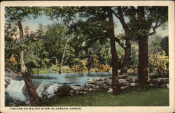 The Dam on Walnut River Postcard