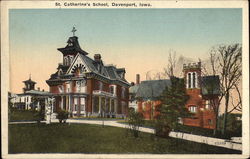 St. Catherine's School Davenport, IA Postcard Postcard