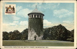 Rockford Park - The Old Water Tower Postcard