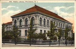 Public Library Postcard