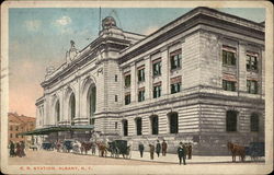 RR Station Postcard