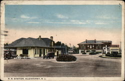 R. R. Station Allenhurst, NJ Postcard Postcard