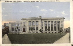 Harvard University, Langdell Hall Law School Postcard