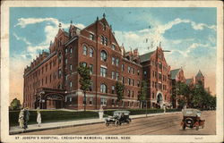 St. Joseph's Hospital, Creighton Memorial Postcard