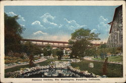 Japanese Gardens, The Huntington Pasadena, CA Postcard Postcard