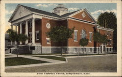 First Christian Church Postcard