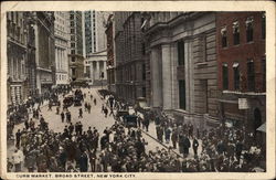 Curb Market, Broad Street Postcard