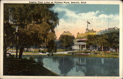 Casino from Lake at Palmer Park Postcard