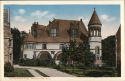 Alexander Hall Princeton, NJ Postcard Postcard