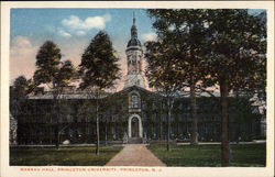 Nassau Hall, Princeton University New Jersey Postcard Postcard