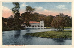 Boat House Princeton, NJ Postcard Postcard