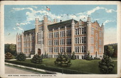 New Home, Women's Institute Scranton, PA Postcard Postcard