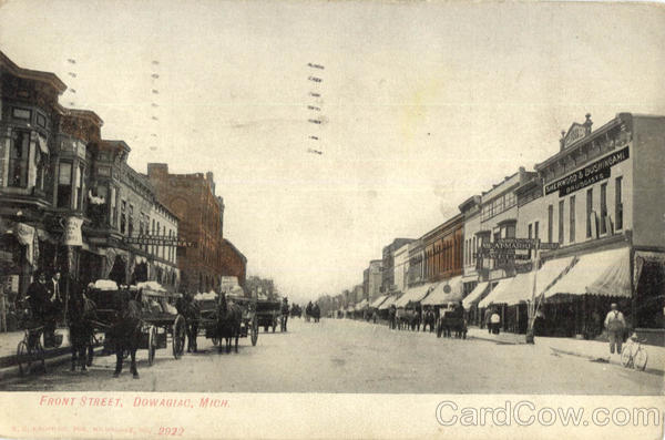 Front Street Scene Dowagiac, MI